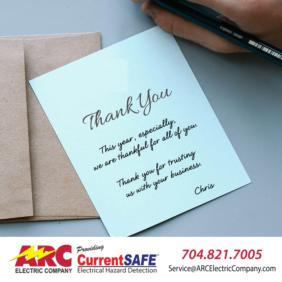 Thank you for trusting us with your business.